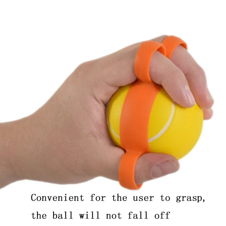 Five-Finger Grip Ball Finger Strength Rehabilitation Training Equipment, Specification: 30 Pound Oval (Silicone Sleeve)