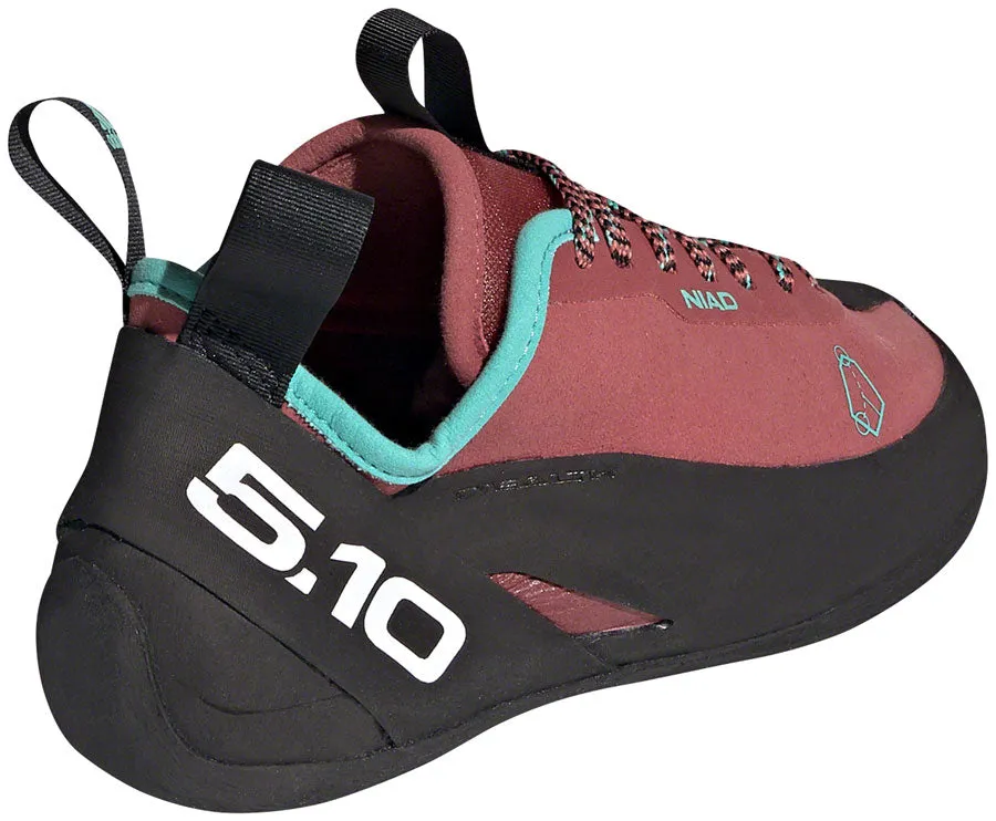 Five Ten Niad Lace Climbing Shoe - Women's, Core Black/Crew Red/Acid Mint