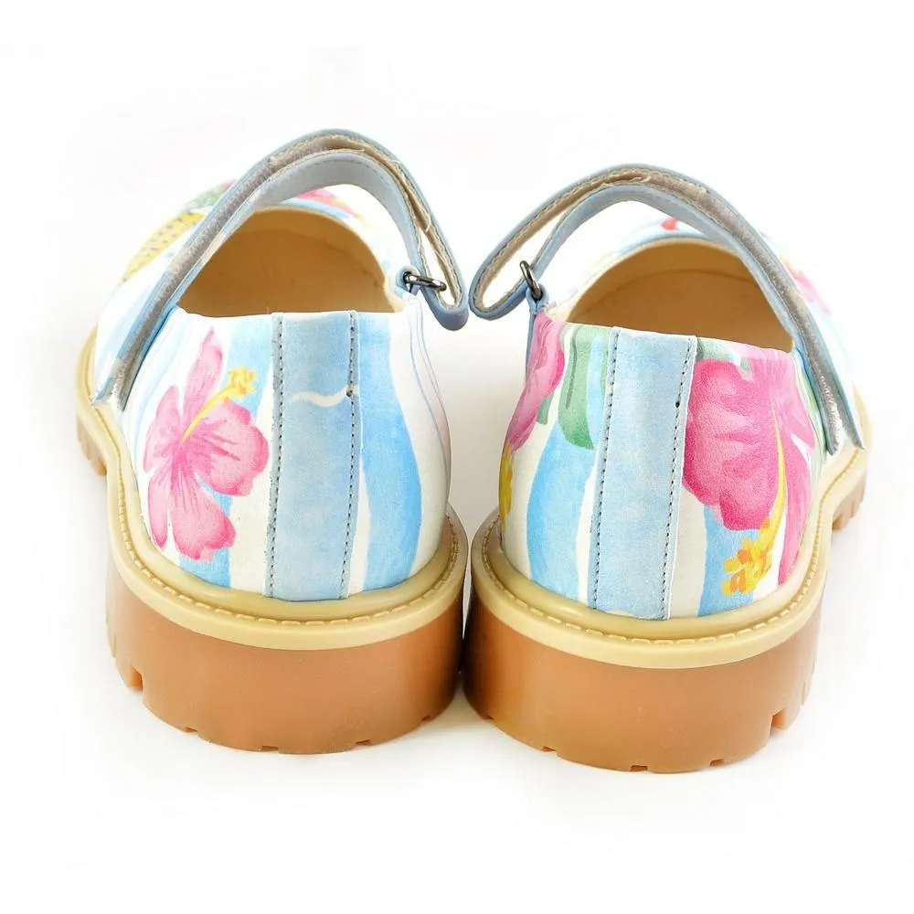 Flamingo and Flowers Ballerinas Shoes KTB105