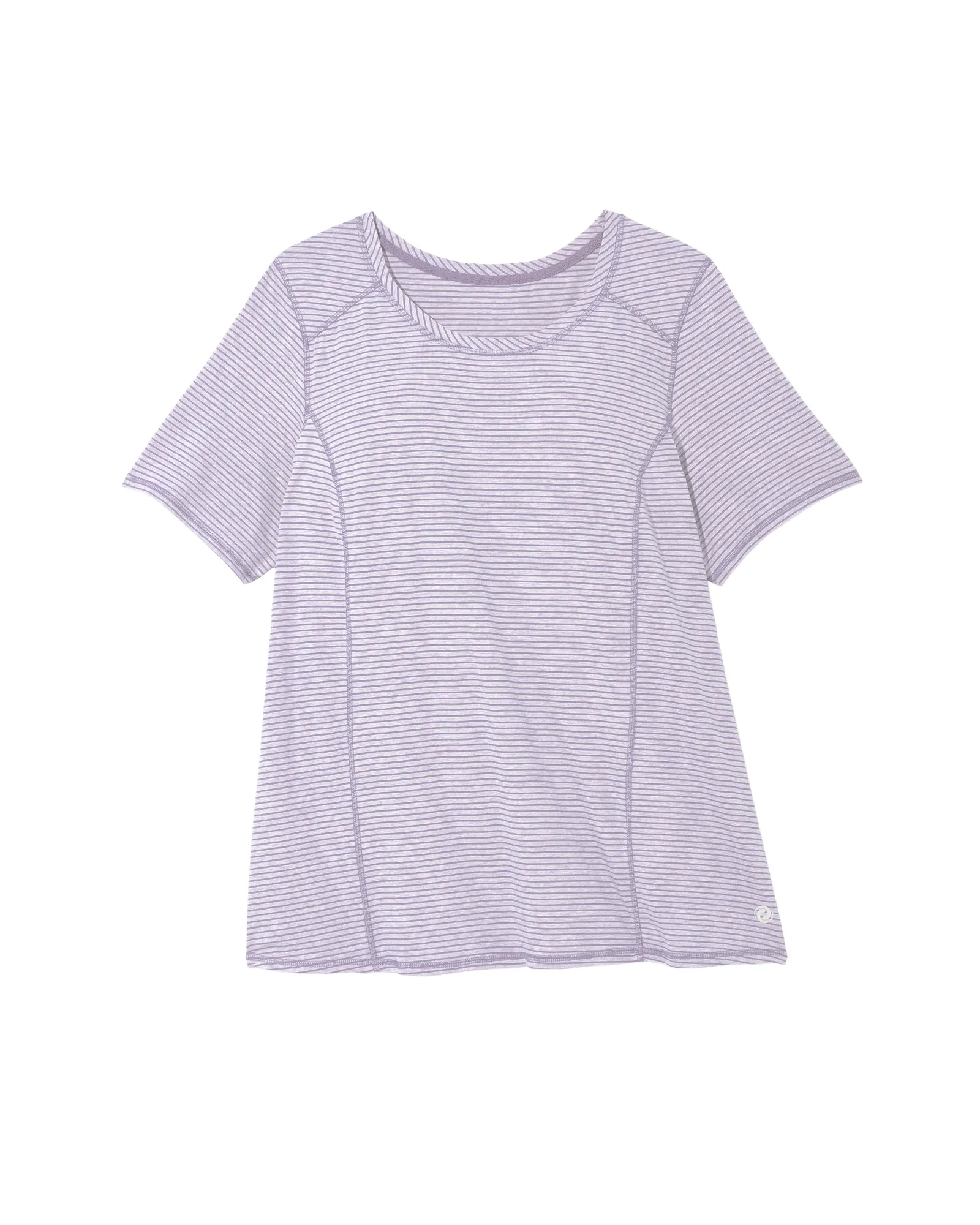 Fleur Tee | Lilac / White