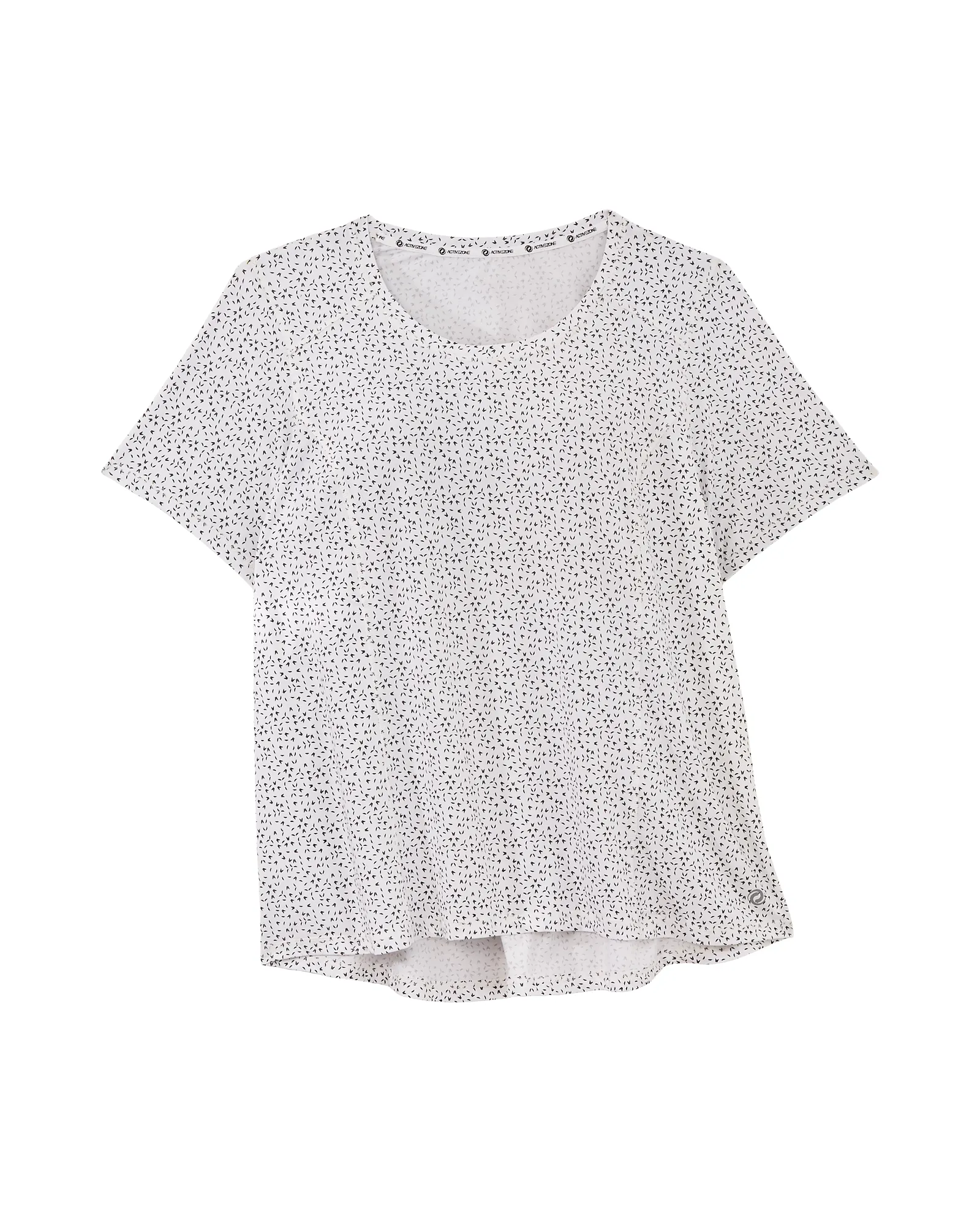 Fleur Tee | White / Black