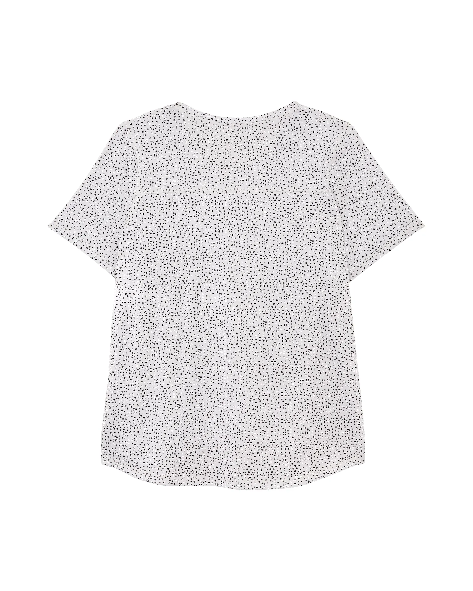 Fleur Tee | White / Black