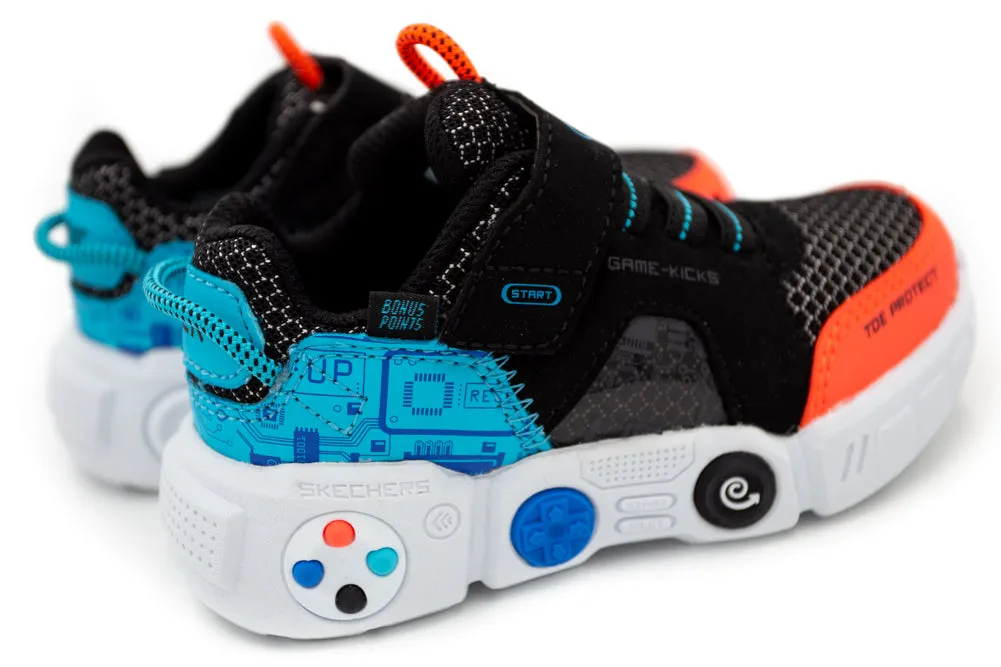 Gametronix in Black Multi by Skechers