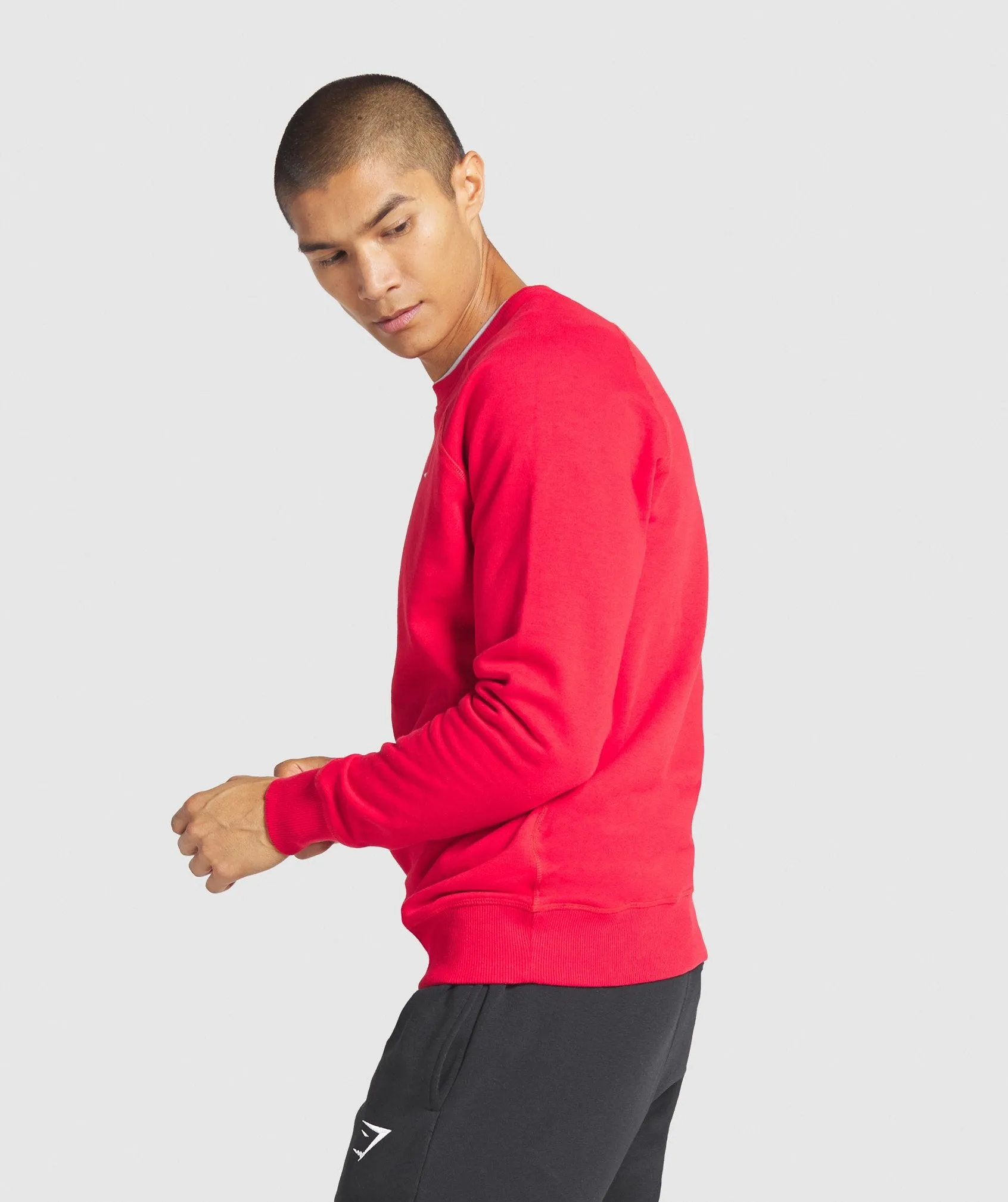 Gymshark Crest Sweatshirt - Red