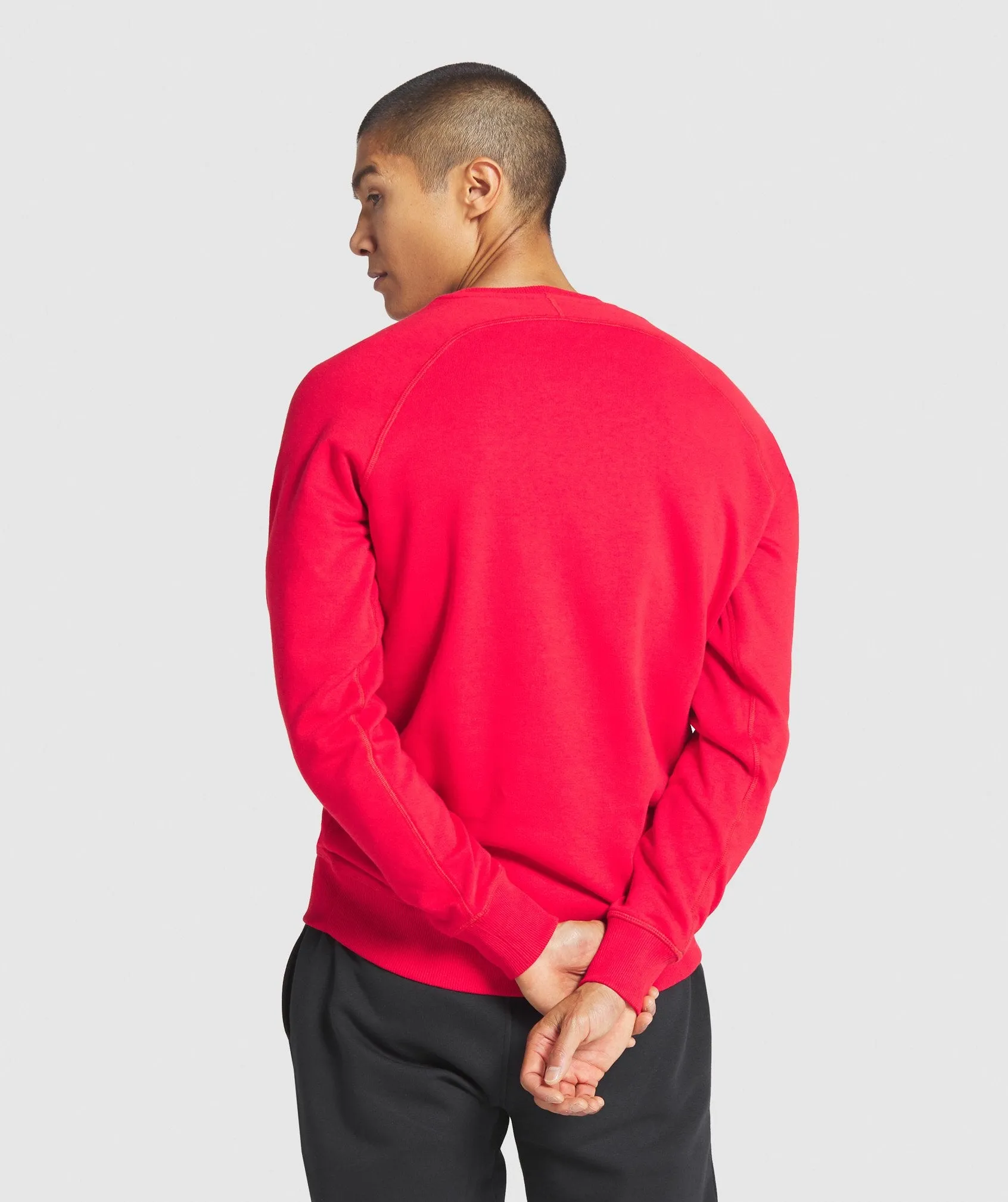 Gymshark Crest Sweatshirt - Red