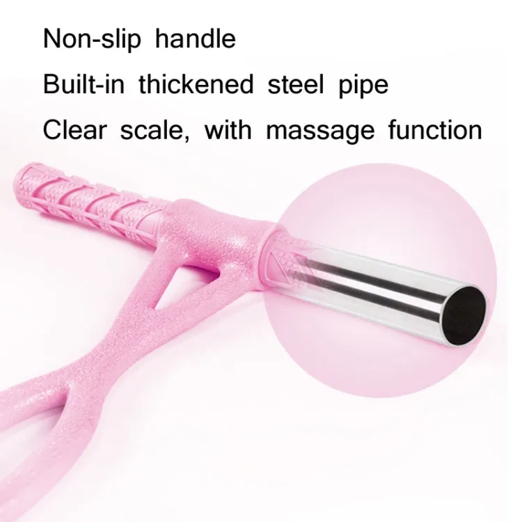 Home Fitness Pedal Tensioner Sit-Up Aid Multifunctional Elastic Rope, Specification： Little Waist Crystal (Pink)