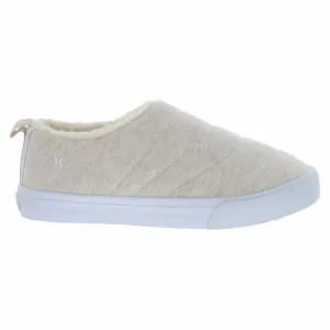 Hurley Women's Natural Beige Arlo Puff Clog Slip-On Shoes