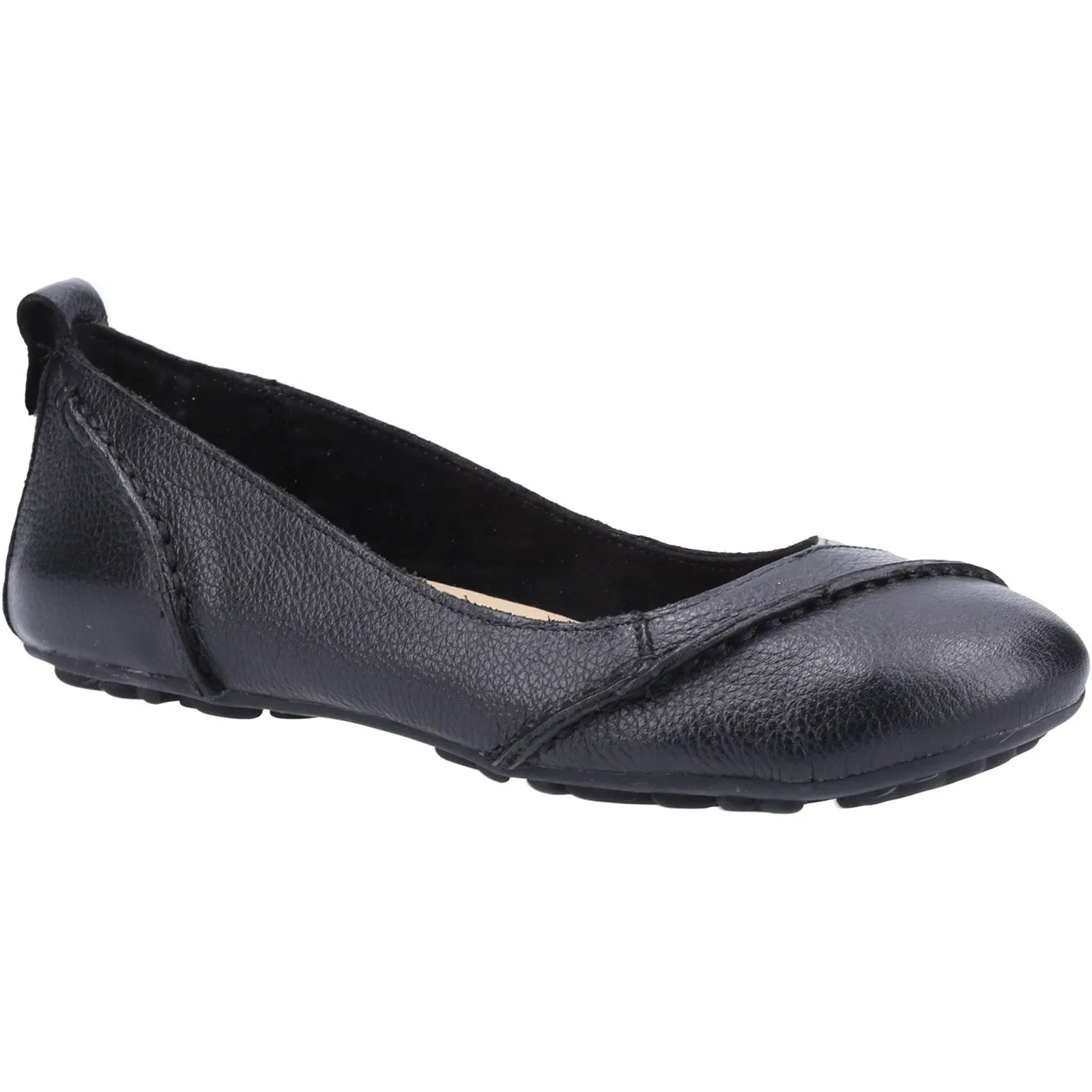 Hush Puppies Janessa Womens Black Slip On Shoe