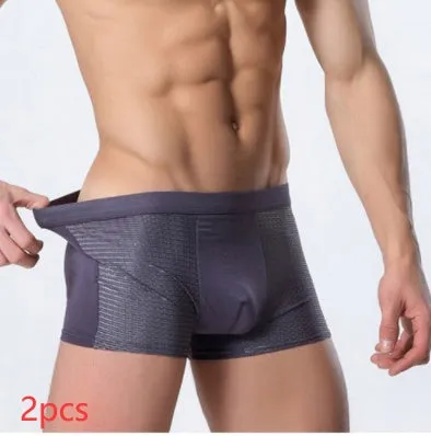 Ice Silk Men's Underwear / Mesh Boxer