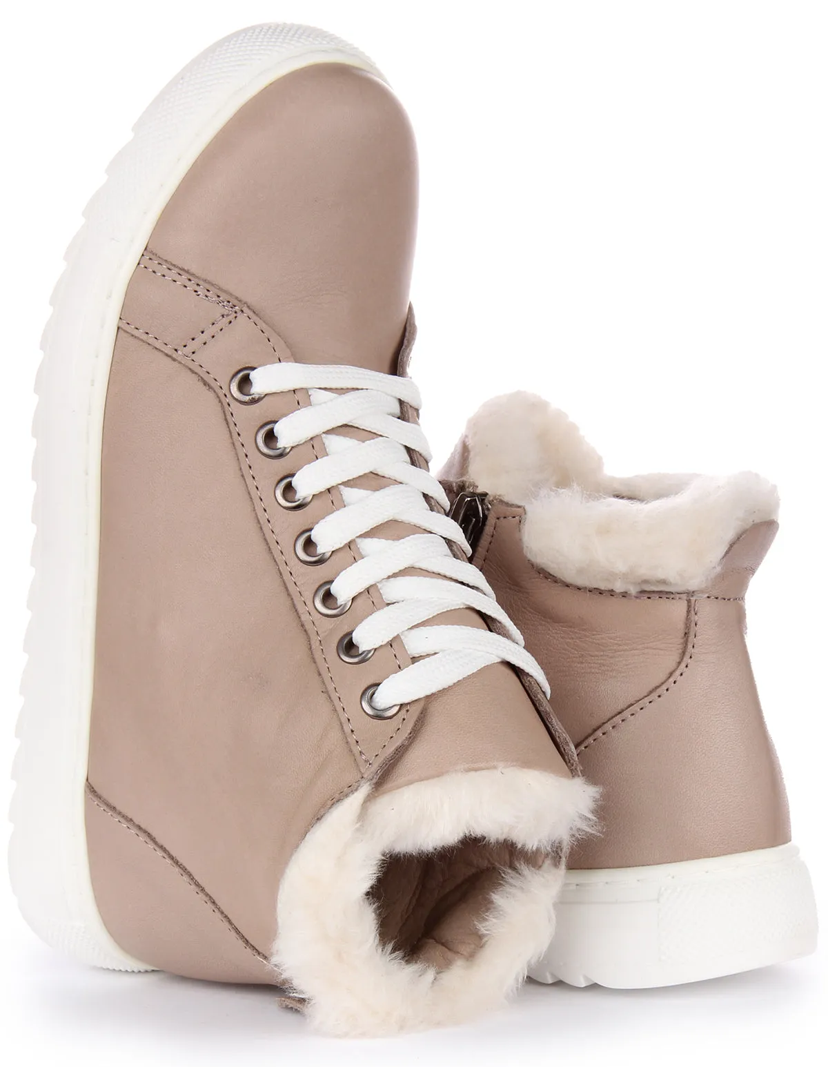 Justinreess England Leona In Taupe For Women