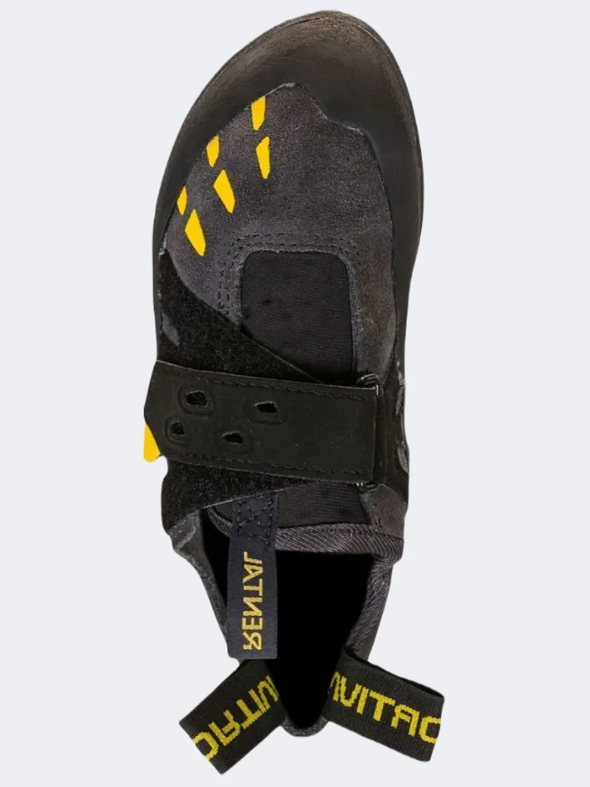 La Sportiva Tarentula Kids Climbing Shoes Carbon/Yellow