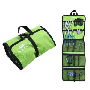 LUCKSTONE Outdoor Climbing Rope Hook Storage Bag Climbing Equipment Organizing Bag Tool Bag(Green)