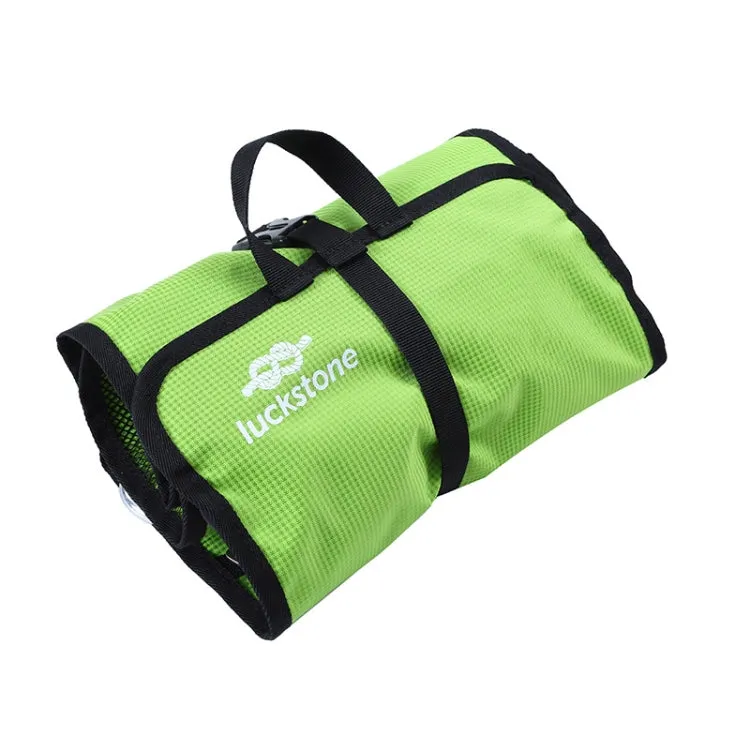 LUCKSTONE Outdoor Climbing Rope Hook Storage Bag Climbing Equipment Organizing Bag Tool Bag(Green)