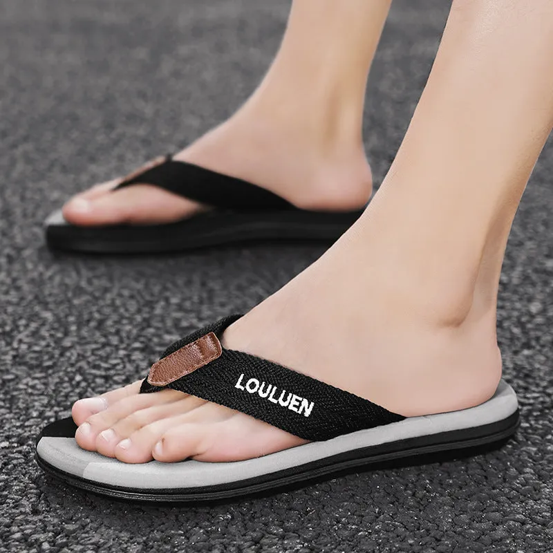 Men Beach Shoes Slippers Men Summer Non-Slip