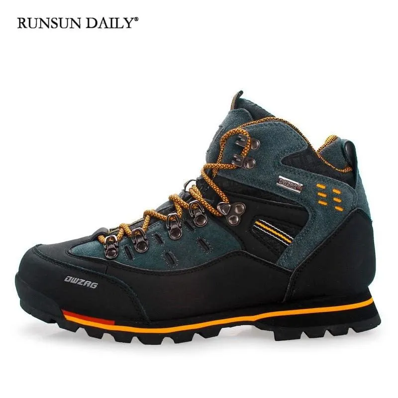 Men Winter Mountain Climbing Trekking Boots