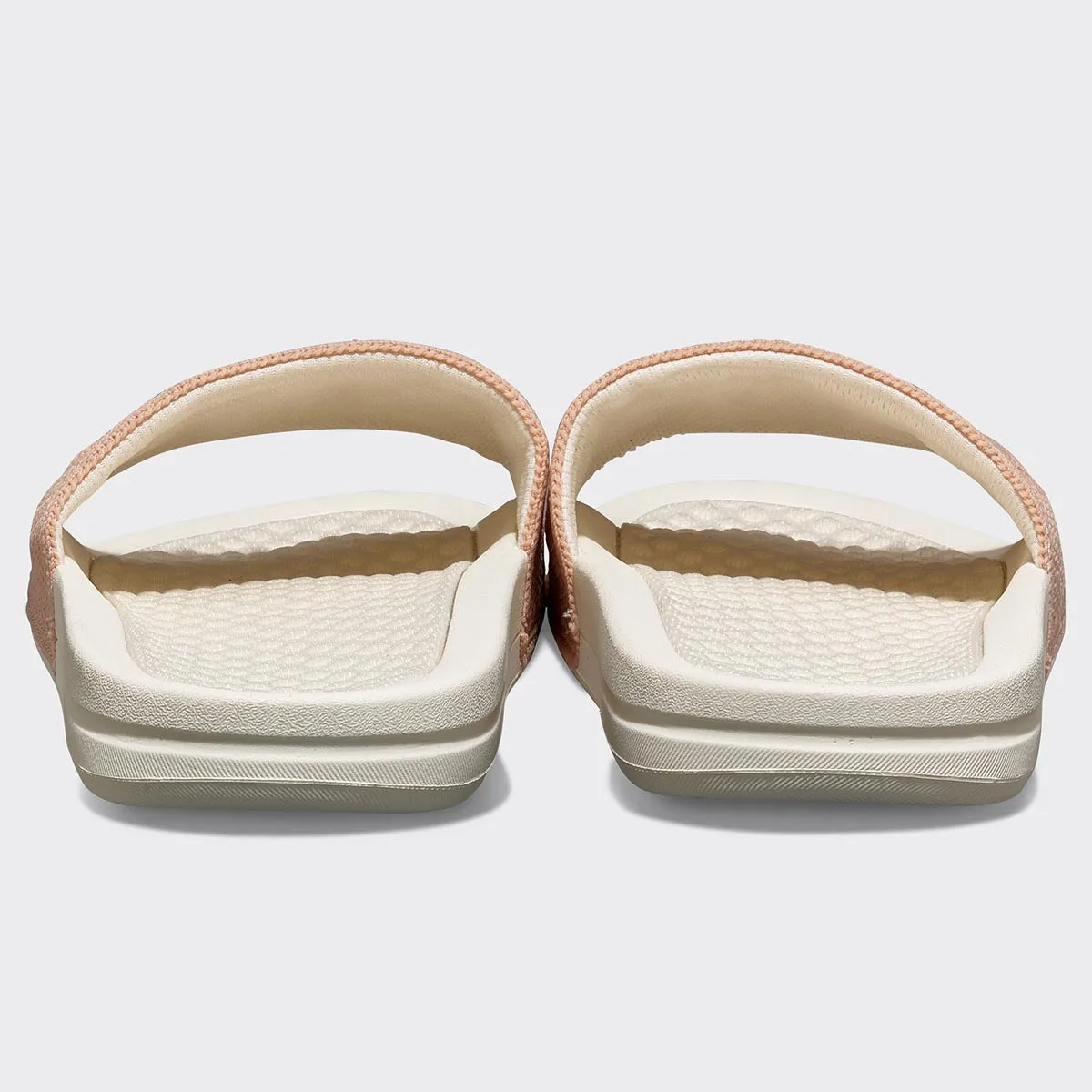 Men's Big Logo TechLoom Slide Ivory / Blush