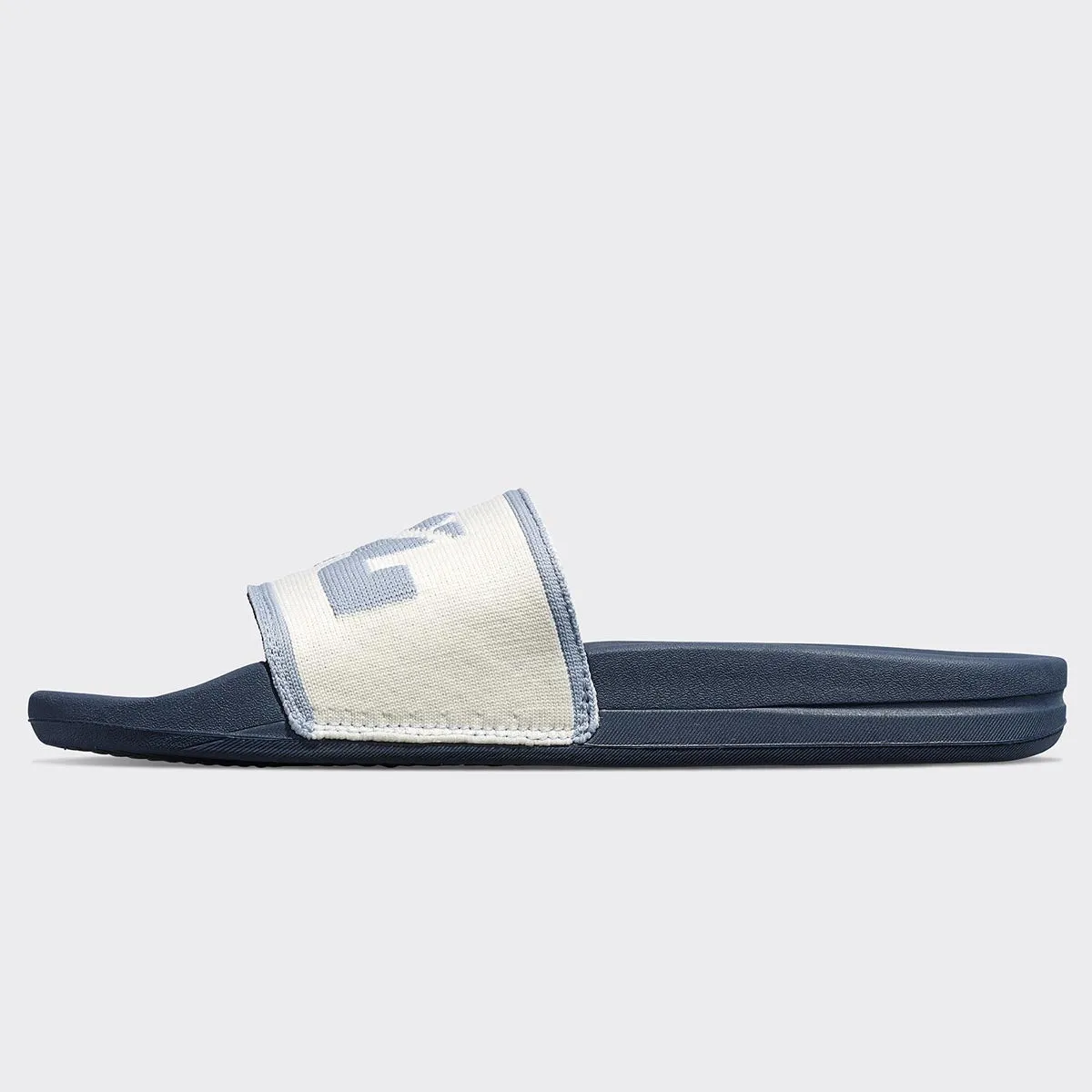 Men's Big Logo TechLoom Slide Midnight / Pristine / Forged Blue