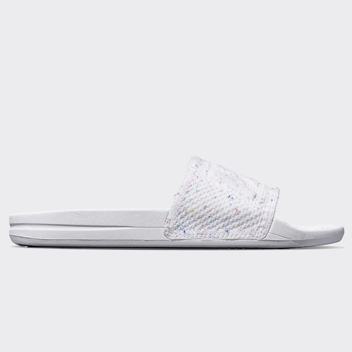 Men's Big Logo TechLoom Slide White / Confetti