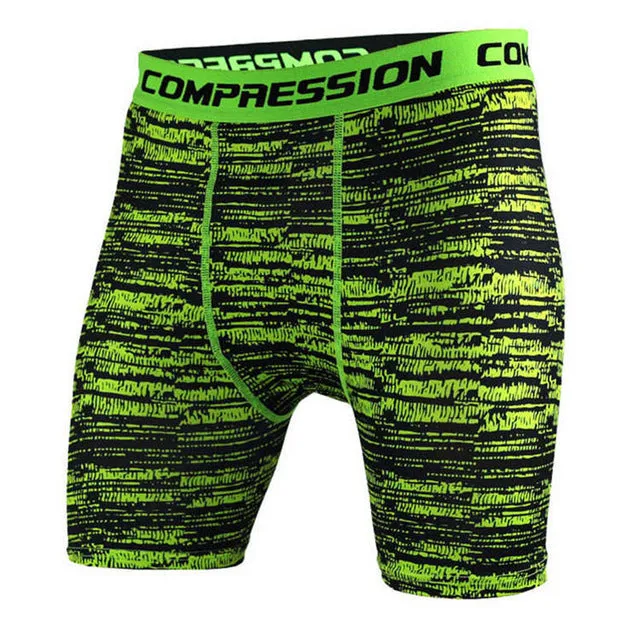 Mens Crossfit Camouflage Tight shorts Running training compression Quick-drying pants Gym jogging Fitness workout Bermuda Tights