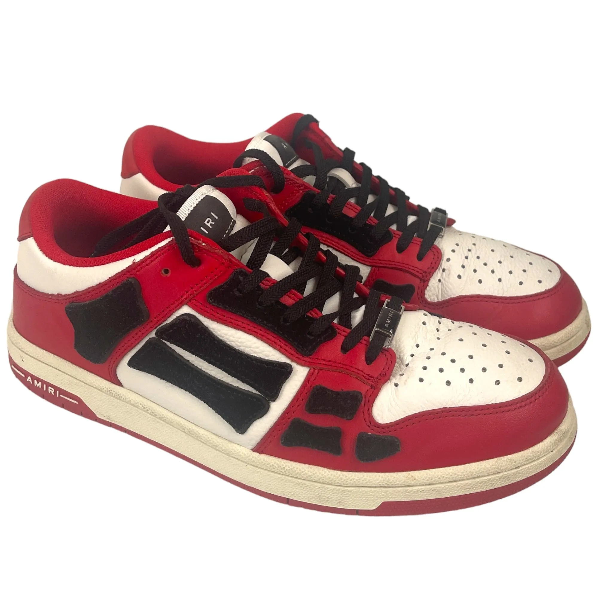 Men's Skeleton Low Trainers Red Size EU 42 / UK 8