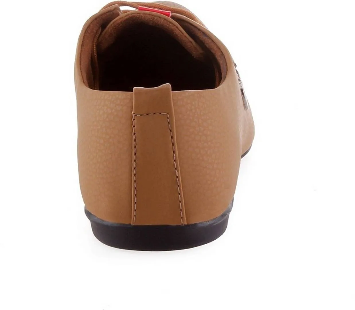 Men's Tan Synthetic Leather Casual Shoes