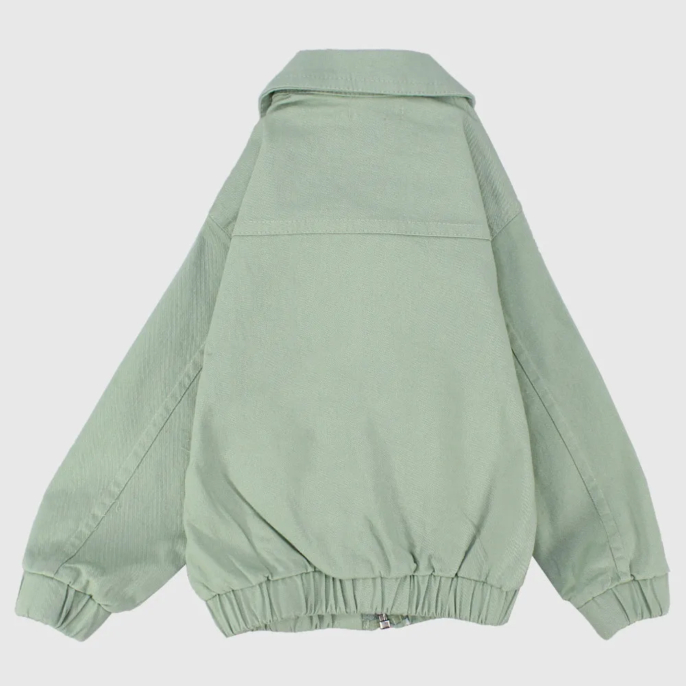 Mint Green Long-Sleeved Jacket