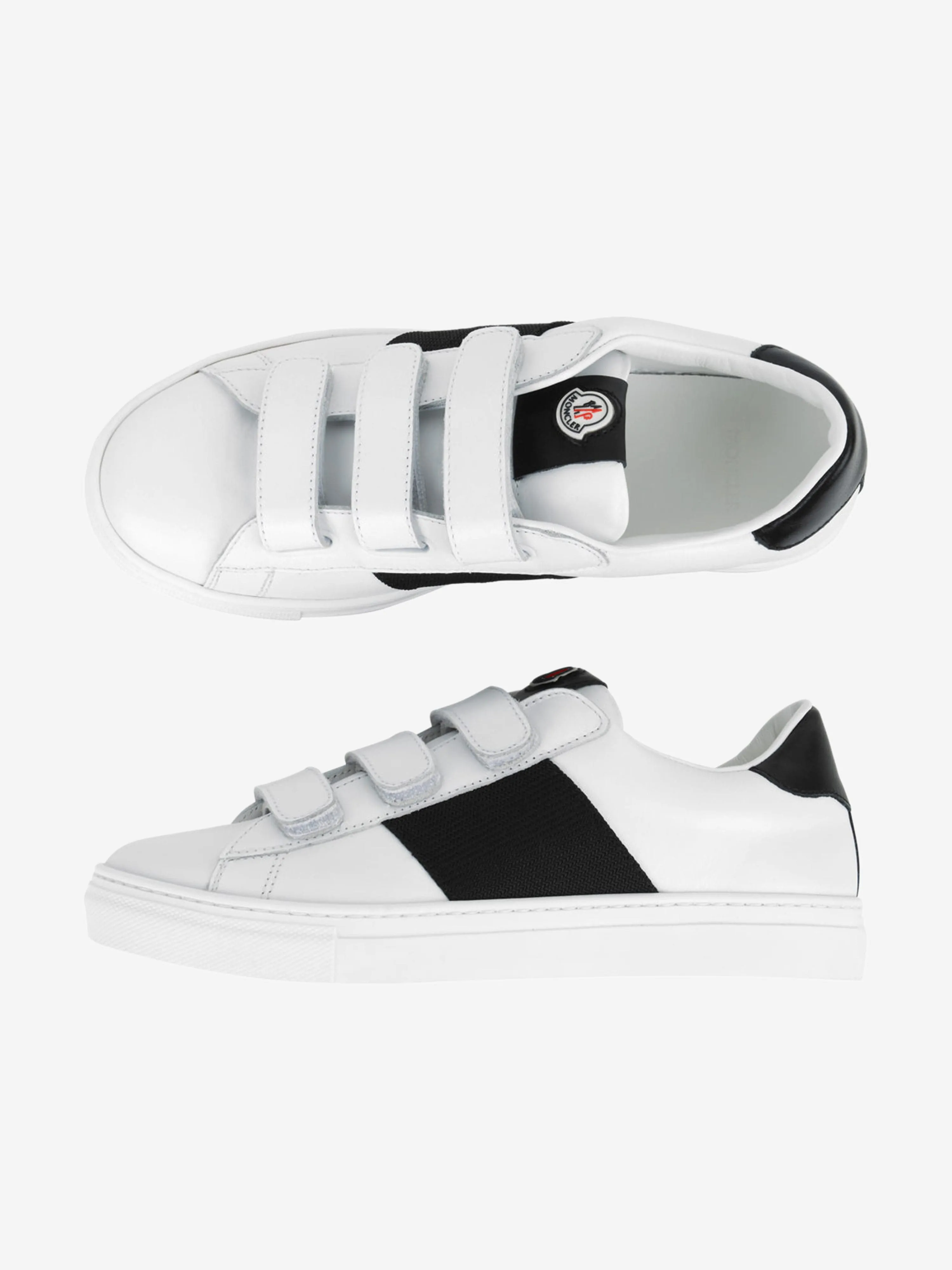 Moncler Enfant Moncler Leather Trainers