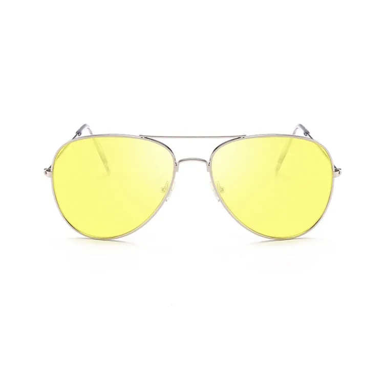 Ms Dazzle Colour UV400 Stylish Polarized Sunglasses(Transparent Yellow)