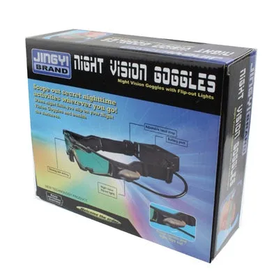 Night Vision Goggles with Flip-out Blue LED Lights