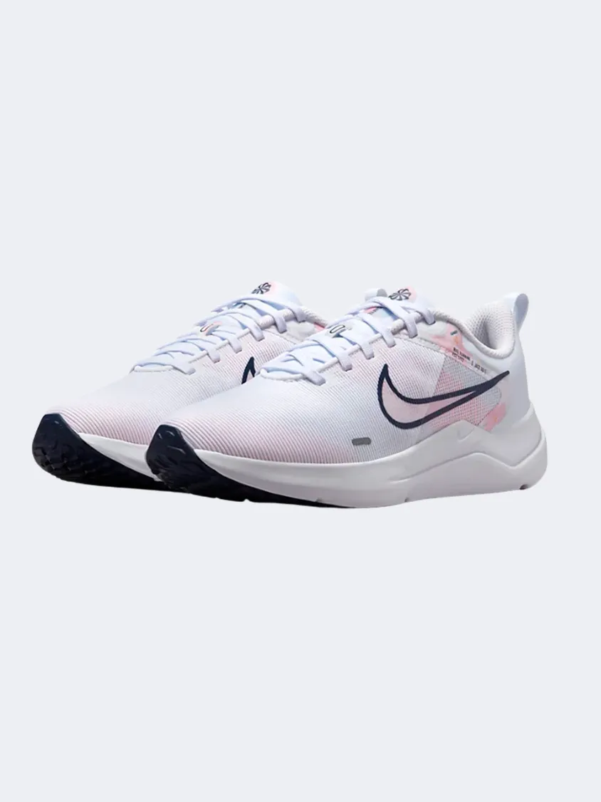 Nike Downshifter 12 Premium Women Running Shoes White/Pink