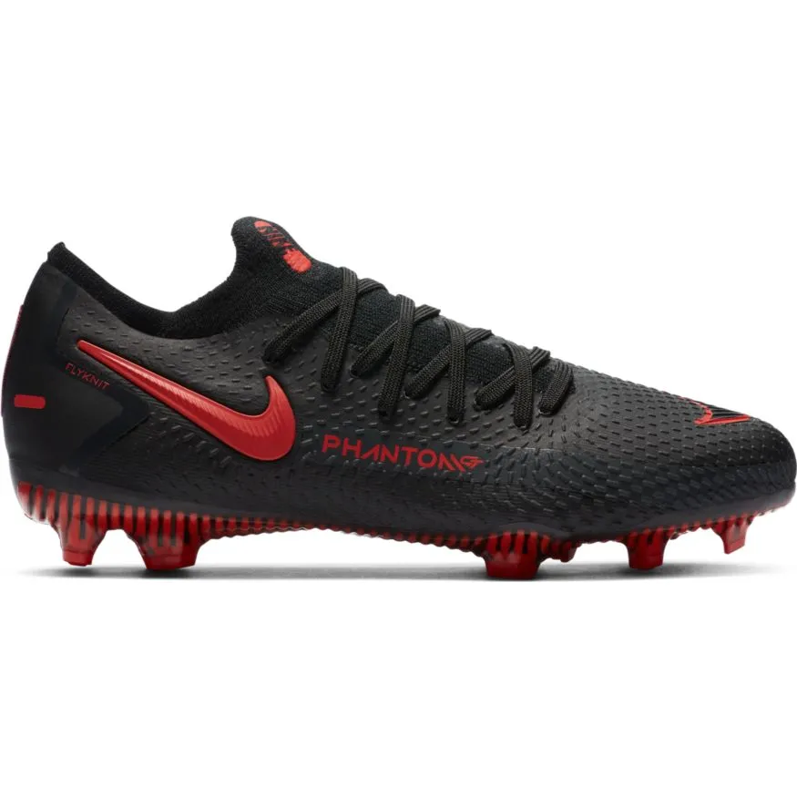 Nike Jr. Phantom GT Pro FG - BLACK/RED