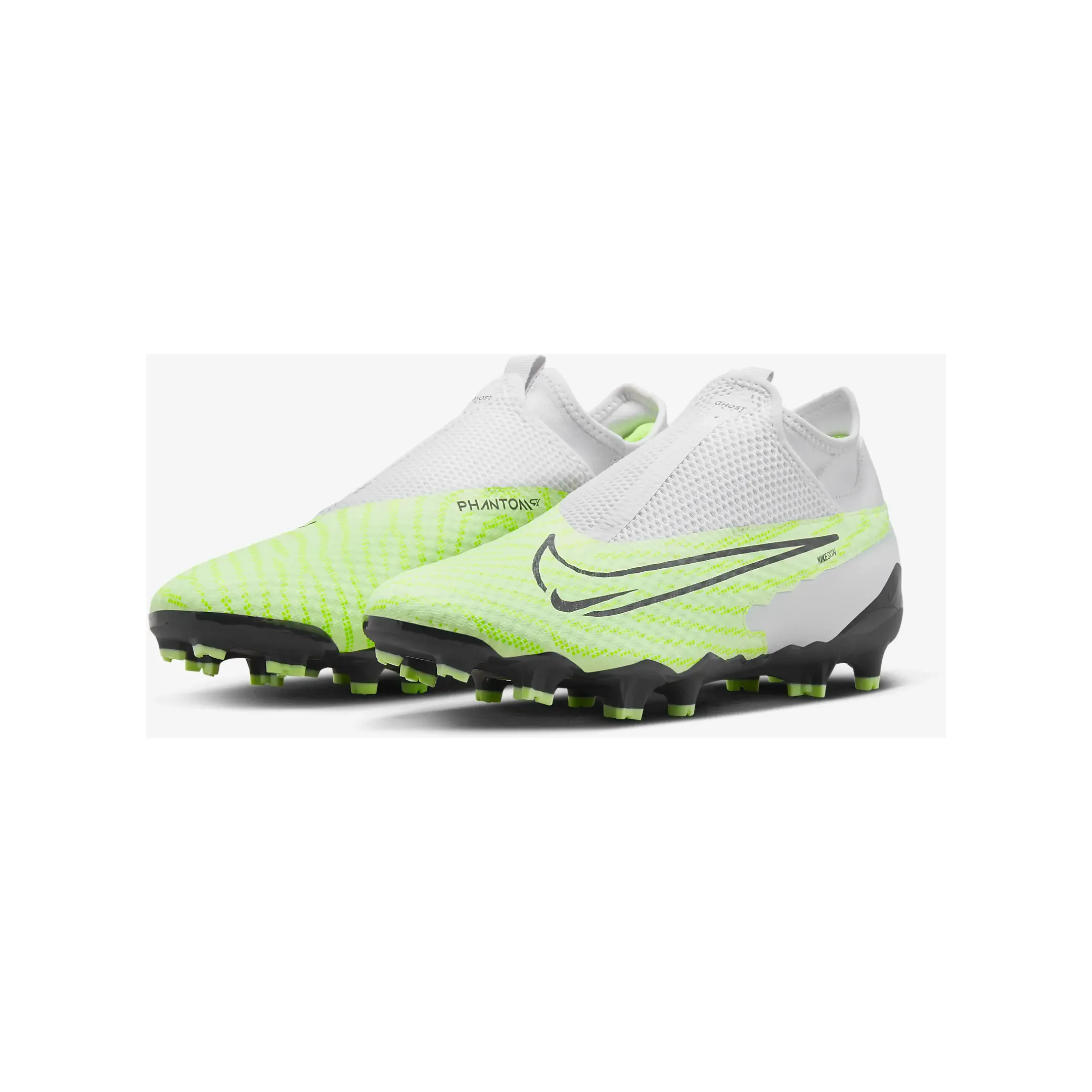 Nike Men's Phantom GX Academy Dynamic Fit MG Cleats - Barely Volt / Barely Grape / Gridiron