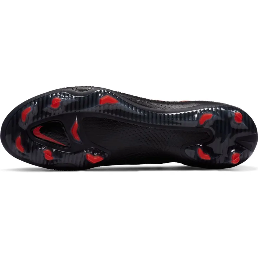 Nike Phantom GT Elite Dynamic Fit FG-BLACK/CHILE RED-DK SMOKE GREY