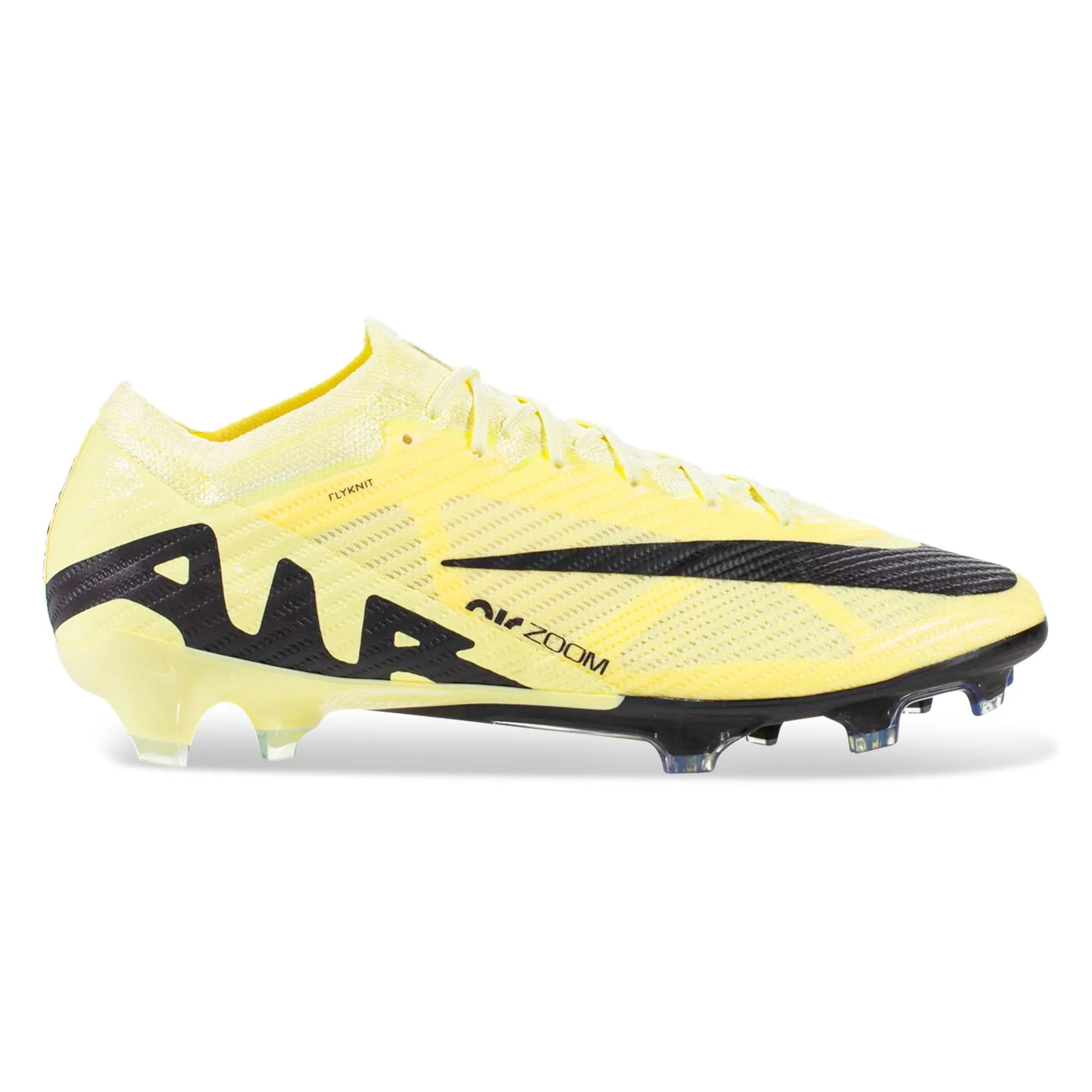 Nike Zoom Vapor 15 Elite Firm Ground Soccer Cleats (Lemonade/Black)