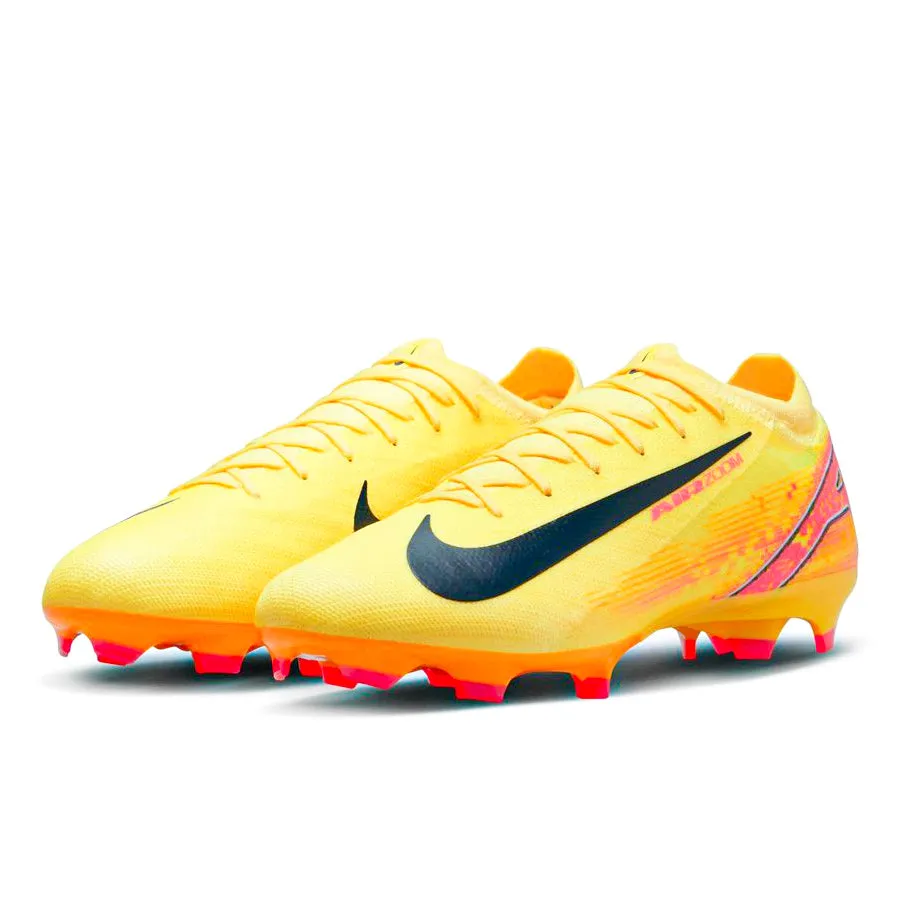 Nike Zoom Vapor 16 Pro KM FG Soccer Cleats (Light Laser Orange/Armory Navy)