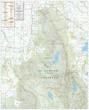 Northern Grampians (VIC) Topographic Wall Map by Spatial Vision