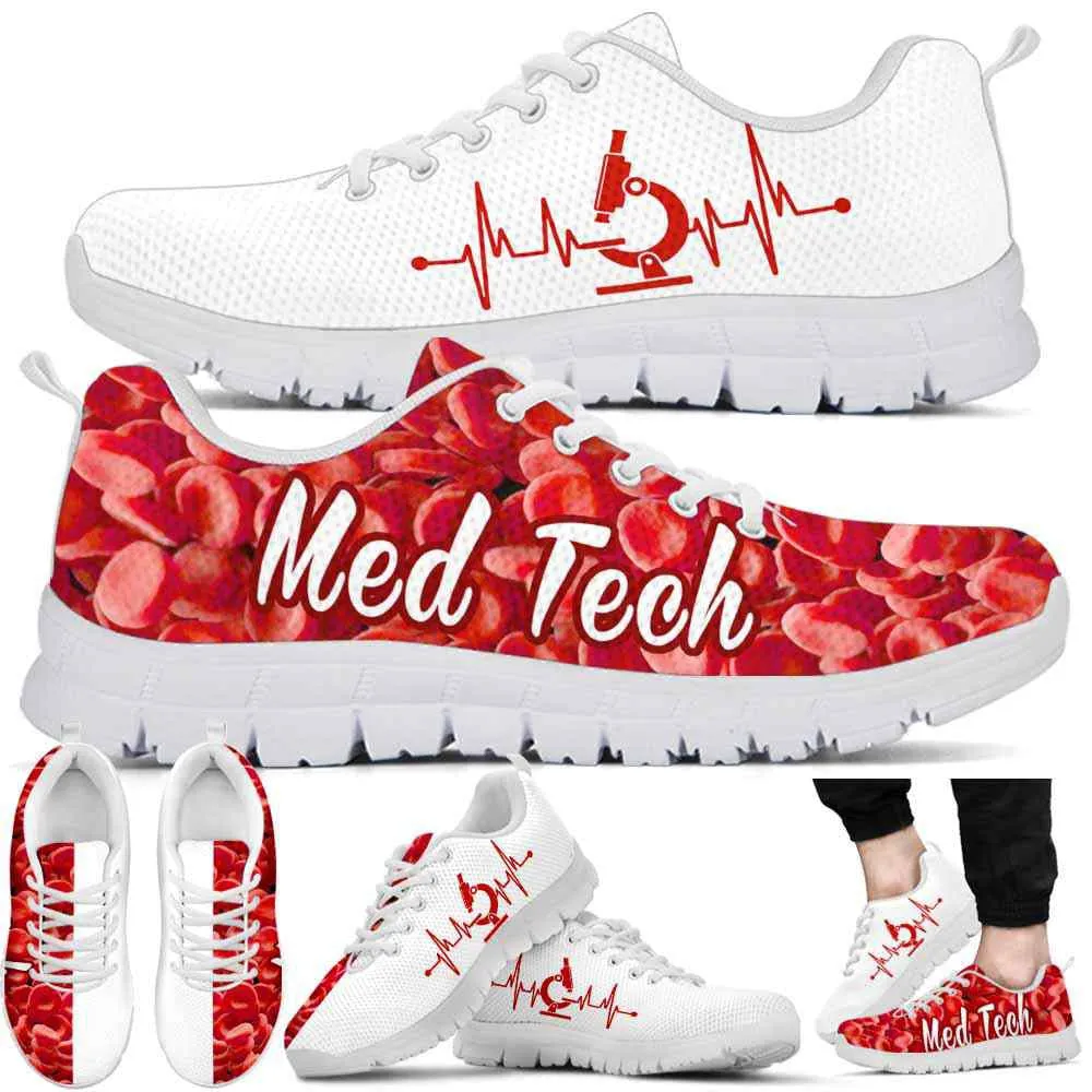 Nurse Sneaker, Med Tech Hematology Pattern Sneakers, Best Shoes For Nurses