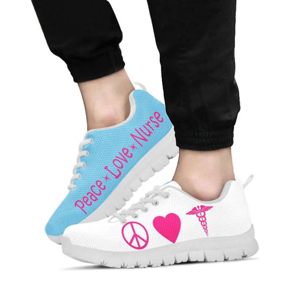 Nurse Sneaker, Peace Love Nurse Sneakers Shoes, Best Shoes For Nurses