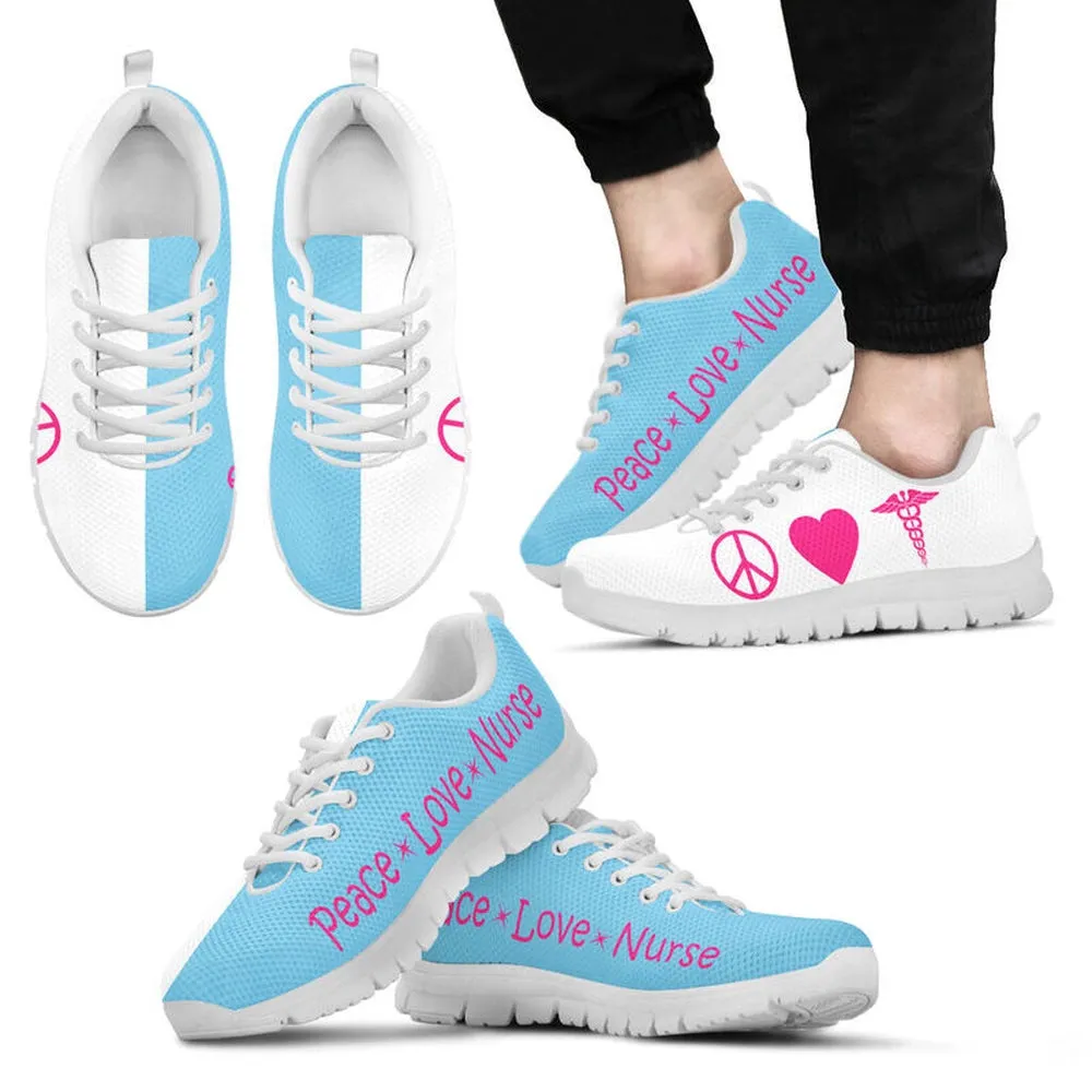 Nurse Sneaker, Peace Love Nurse Sneakers Shoes, Best Shoes For Nurses