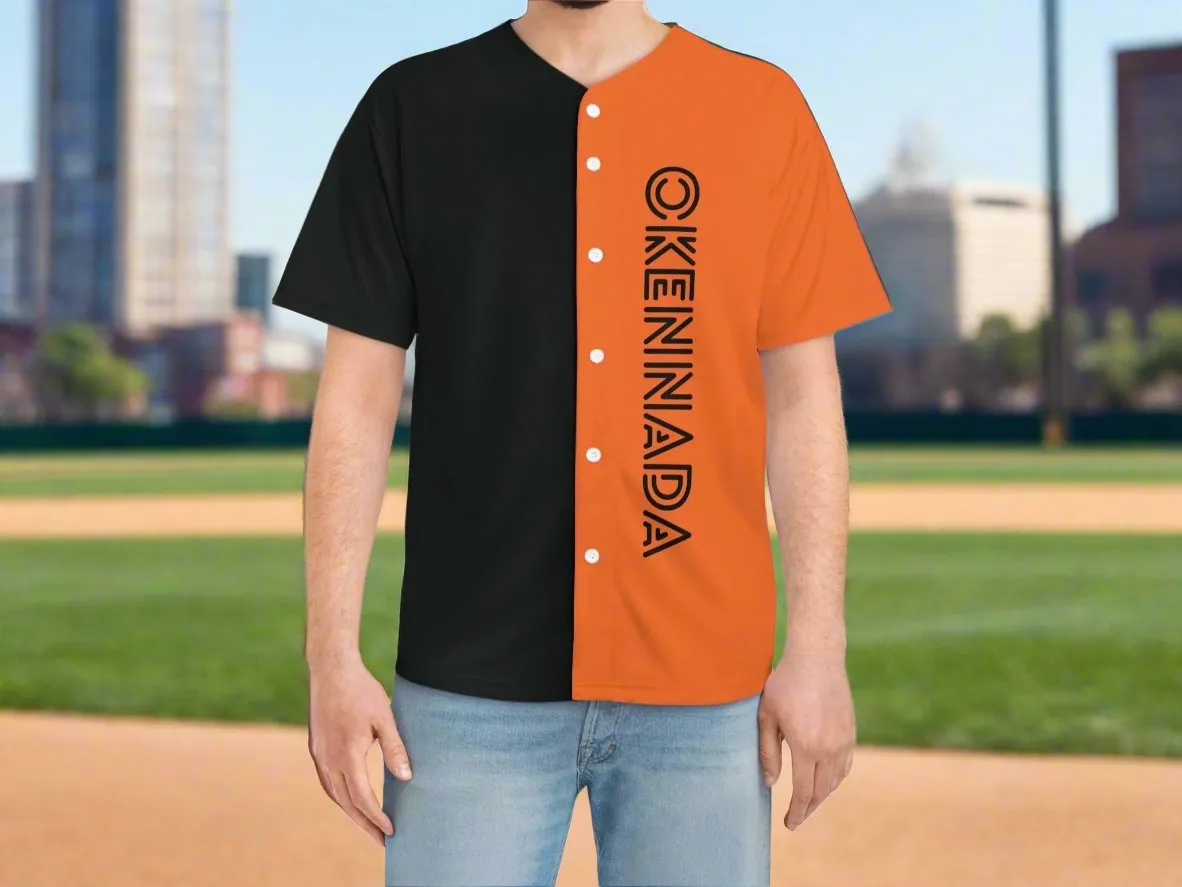 OKENNADA "Edge Athletic" Men's Baseball Jersey