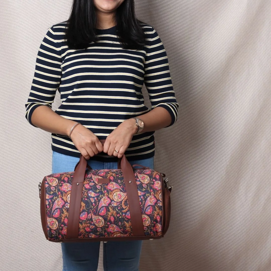 Paisley Print Medium Duffel Bag