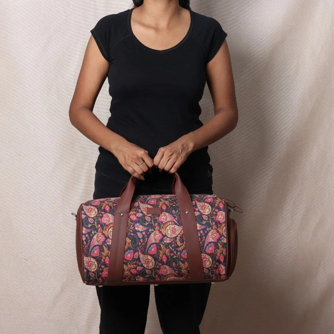 Paisley Print Medium Duffel Bag