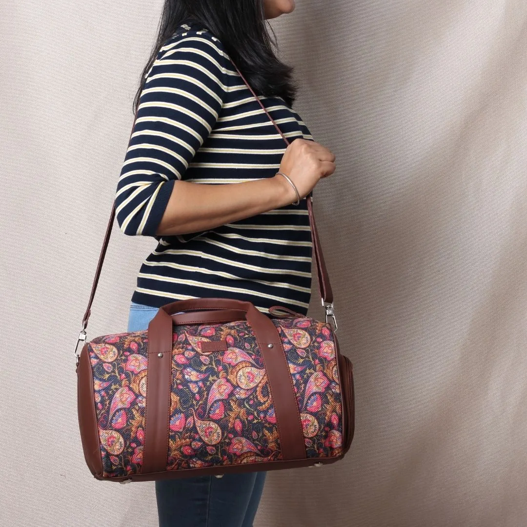 Paisley Print Medium Duffel Bag