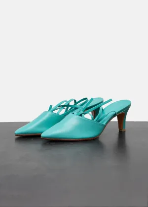 Party Sandal in Turquoise