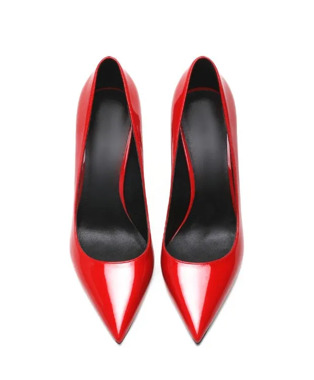 Patent Leather High Heel Shoes