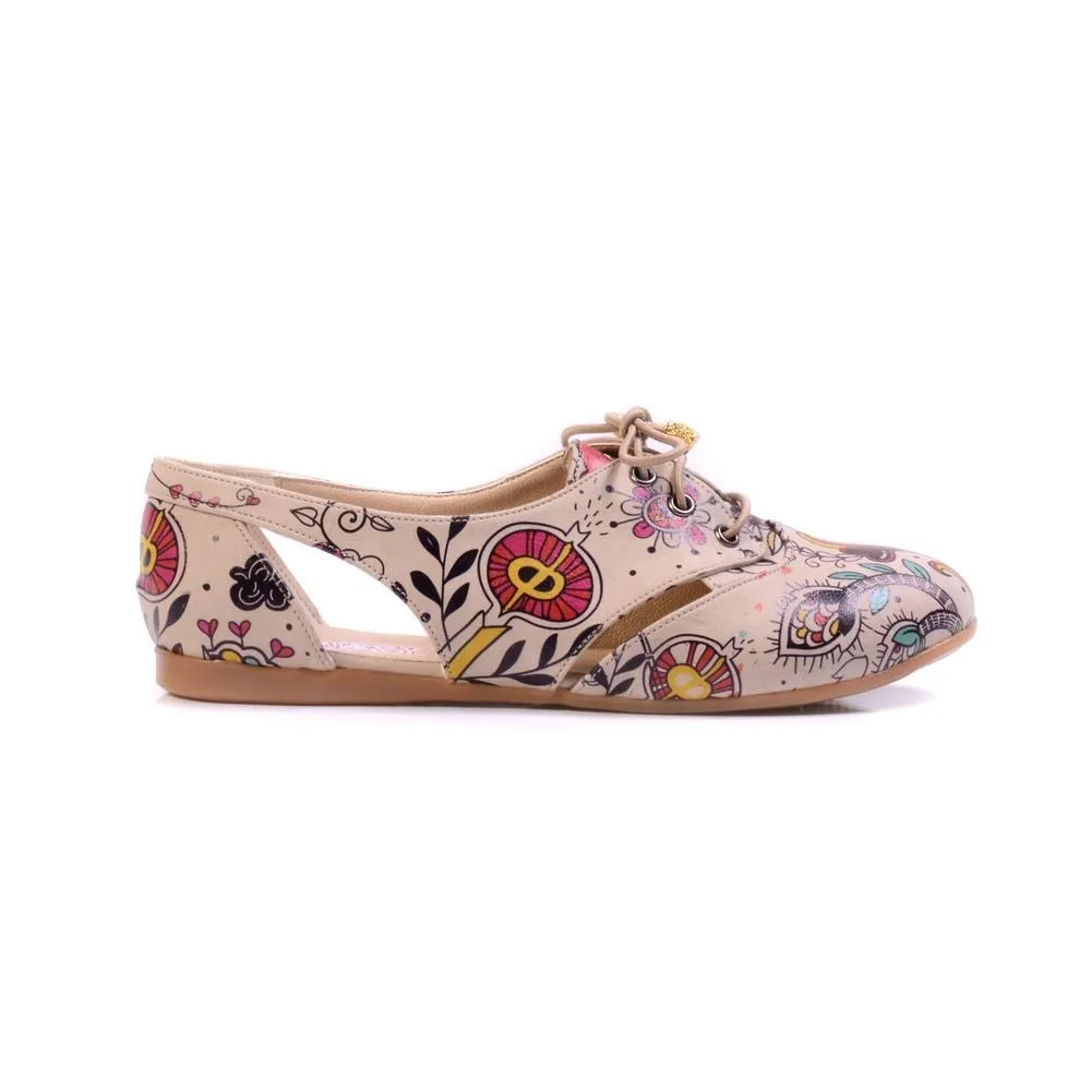 Pattern Ballerinas Shoes YAB101