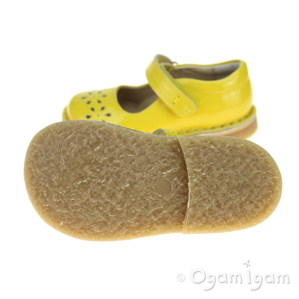 Petasil Ciara Girls Yellow Shoe