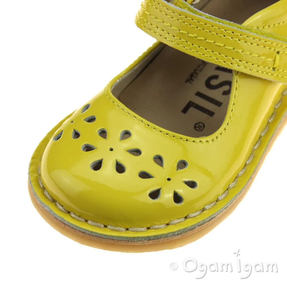 Petasil Ciara Girls Yellow Shoe