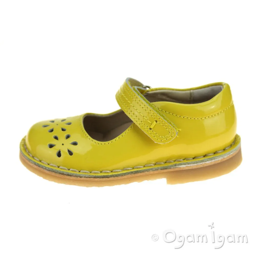 Petasil Ciara Girls Yellow Shoe