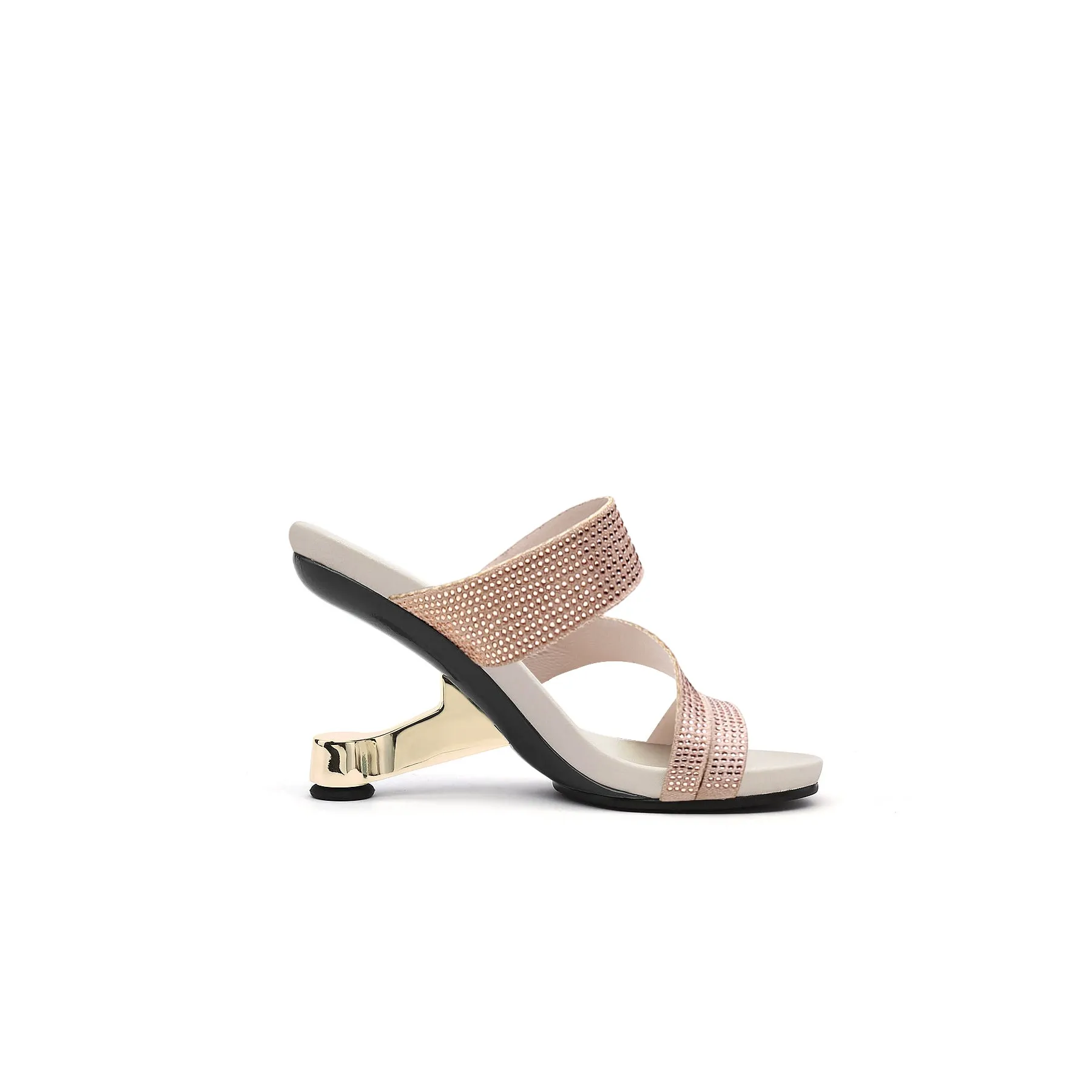 Playful Wave Strap Gravity Mules